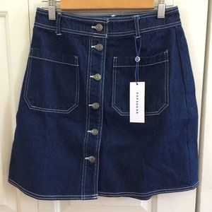 POPSUGAR Denim Skirt Size 6